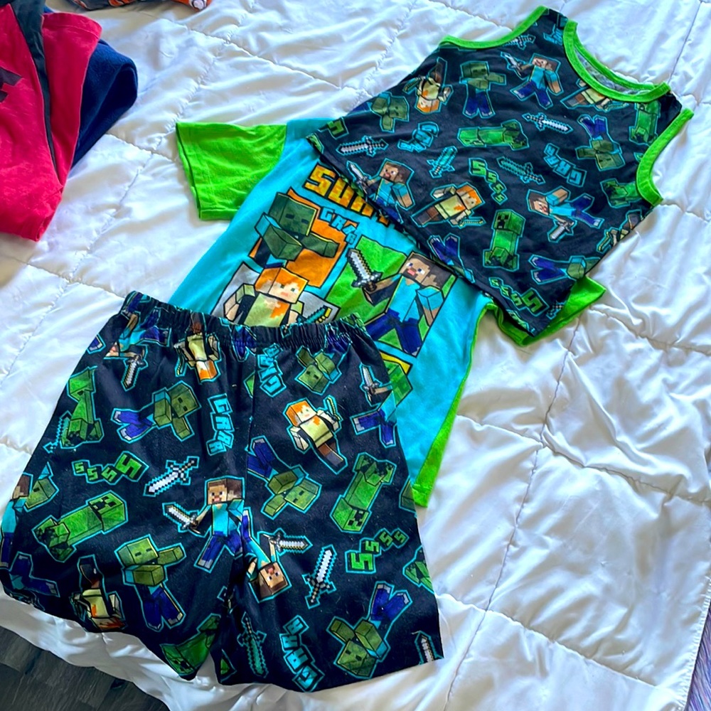 Minecraft pajama set